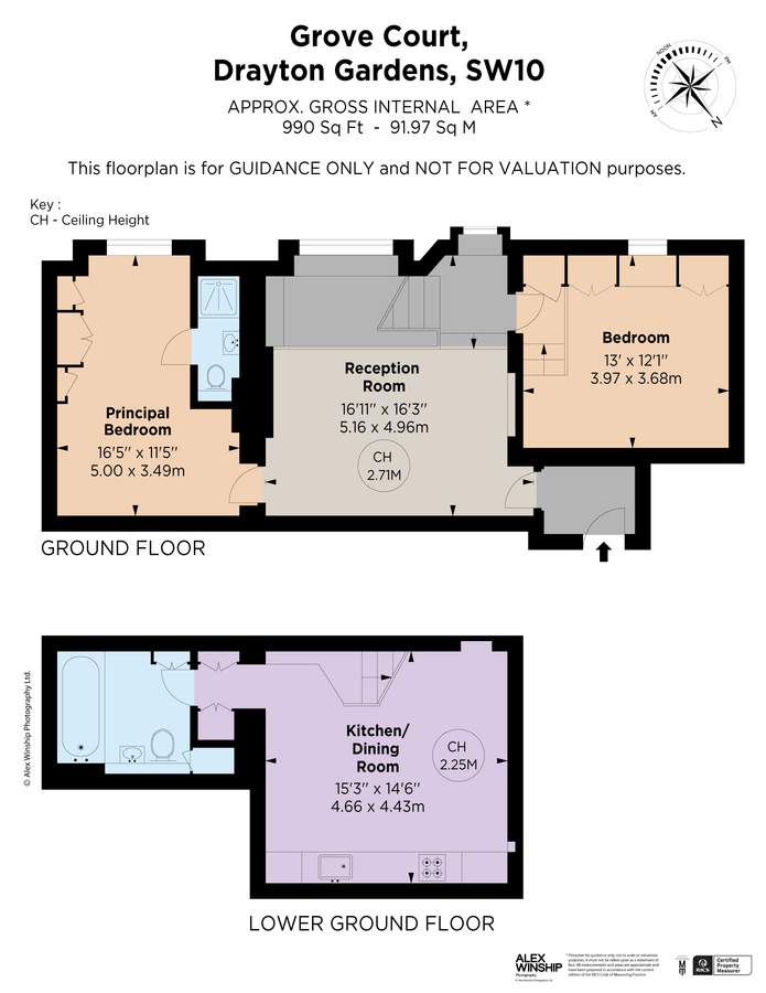 Квартира в Лондоне, Великобритания, 92 м² - фото 14
