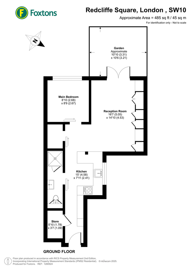 Квартира в Лондоне, Великобритания, 45 м² - фото 14
