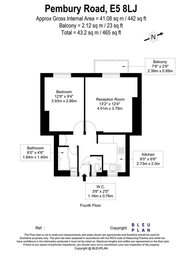 Квартира в Лондоне, Великобритания, 43 м² - фото 14