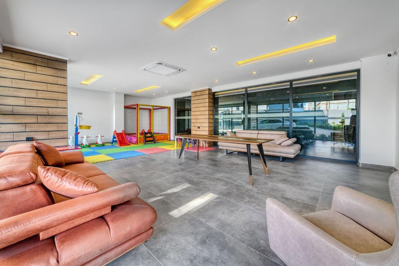 Апартаменты в Алании, Турция, 58 м² - фото 14