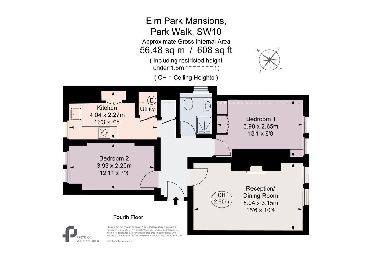 Квартира в Лондоне, Великобритания, 57 м² - фото 15