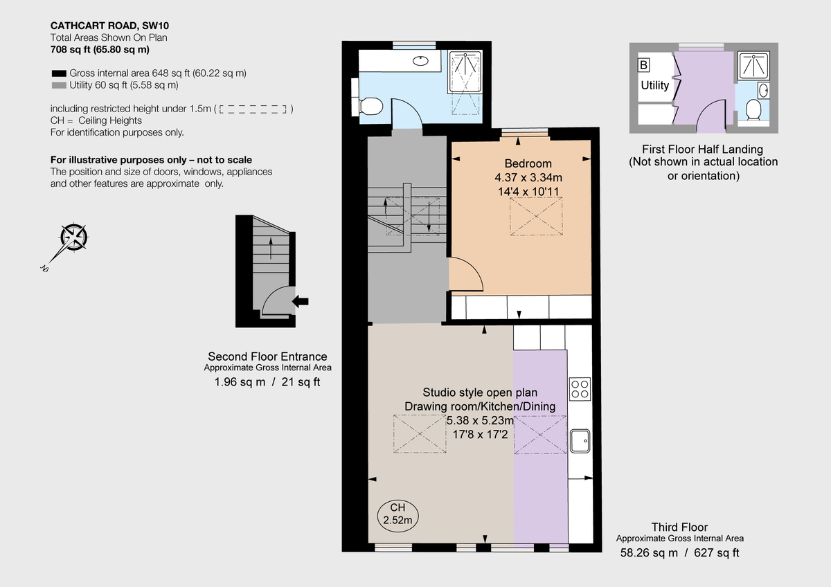 Квартира в Лондоне, Великобритания, 66 м² - фото 16