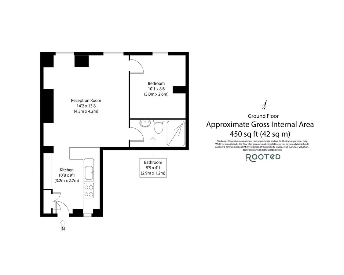 Квартира в Лондоне, Великобритания, 42 м² - фото 16