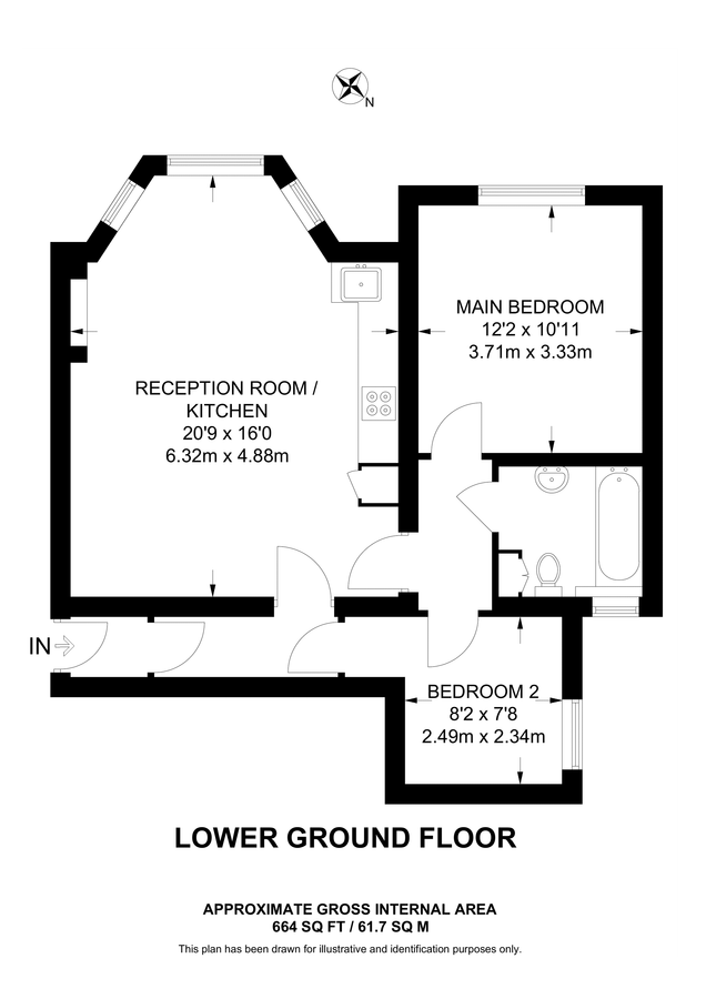 Квартира в Лондоне, Великобритания, 62 м² - фото 18