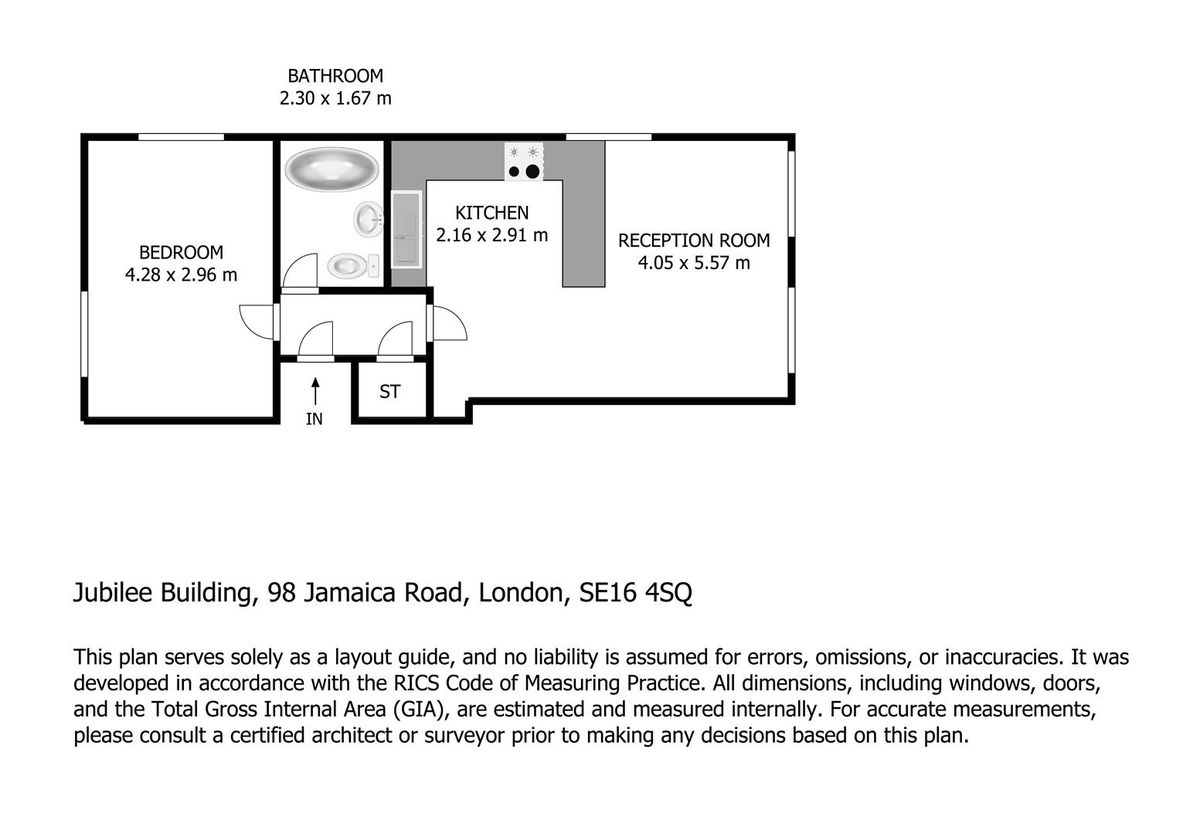 Квартира в Лондоне, Великобритания, 44 м² - фото 19