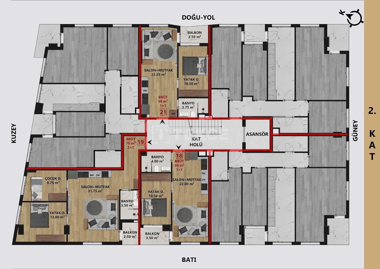 Пентхаус в Анталии, Турция, 110 м² - фото 18