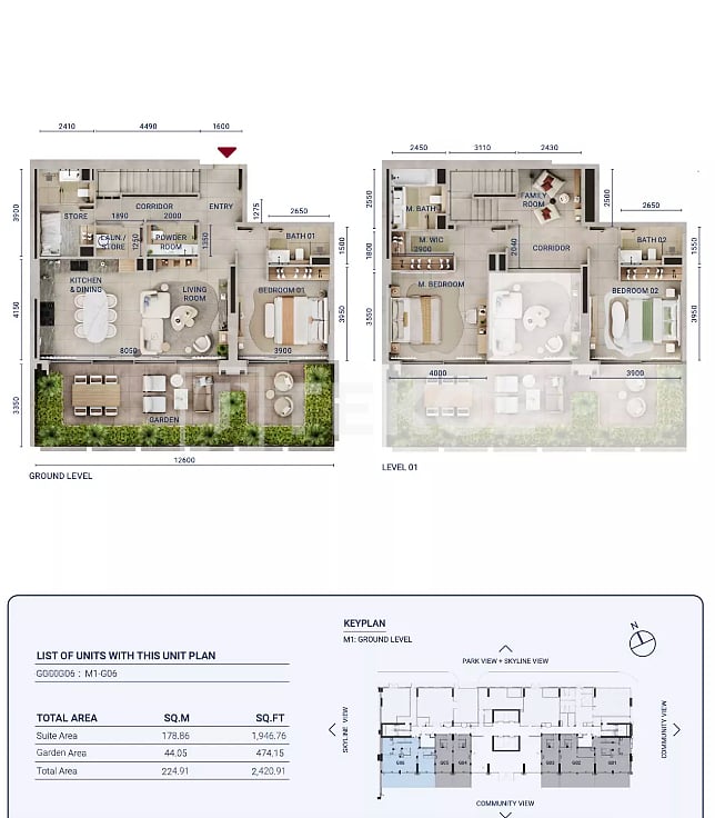 Апартаменты в Дубае, ОАЭ, 61 м² - фото 18
