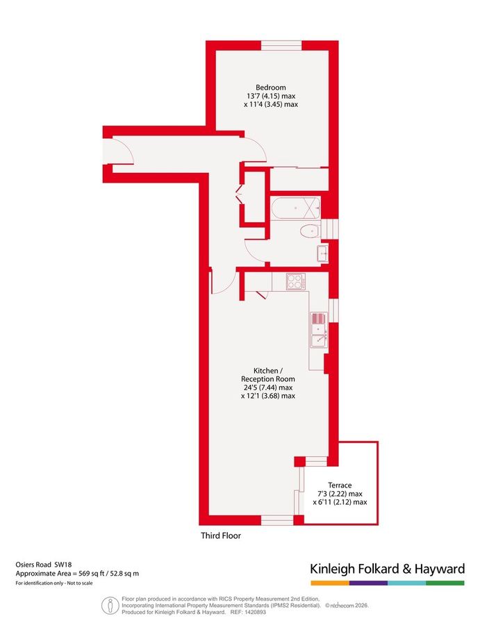 Квартира в Лондоне, Великобритания, 53 м² - фото 7