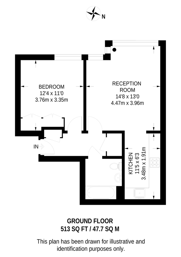 Квартира в Лондоне, Великобритания, 48 м² - фото 7
