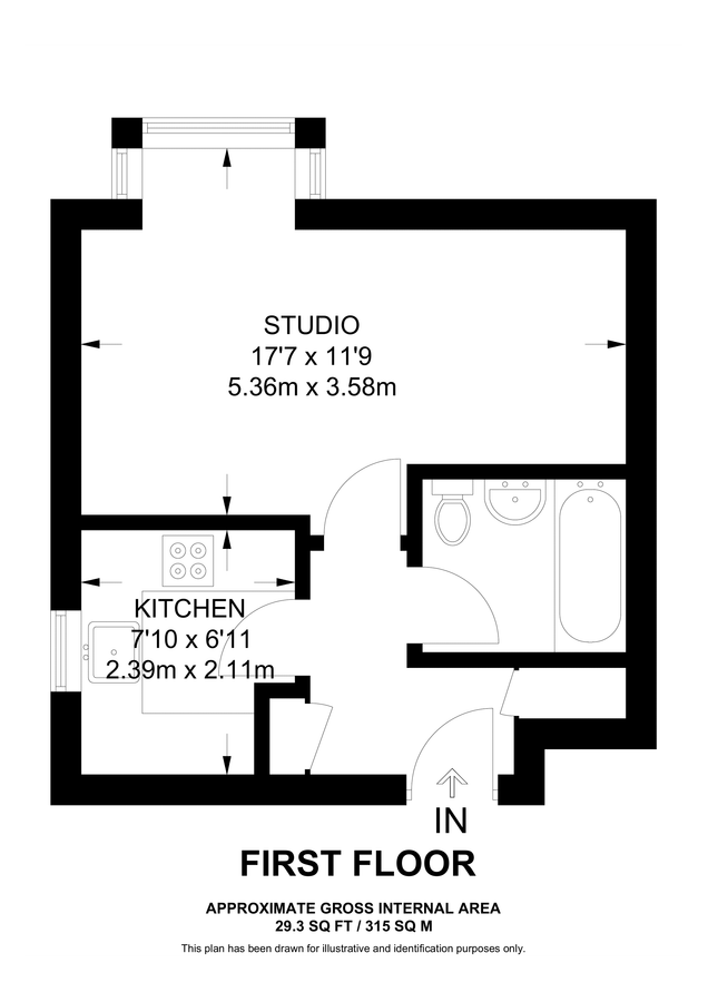 Квартира в Лондоне, Великобритания, 29 м² - фото 7