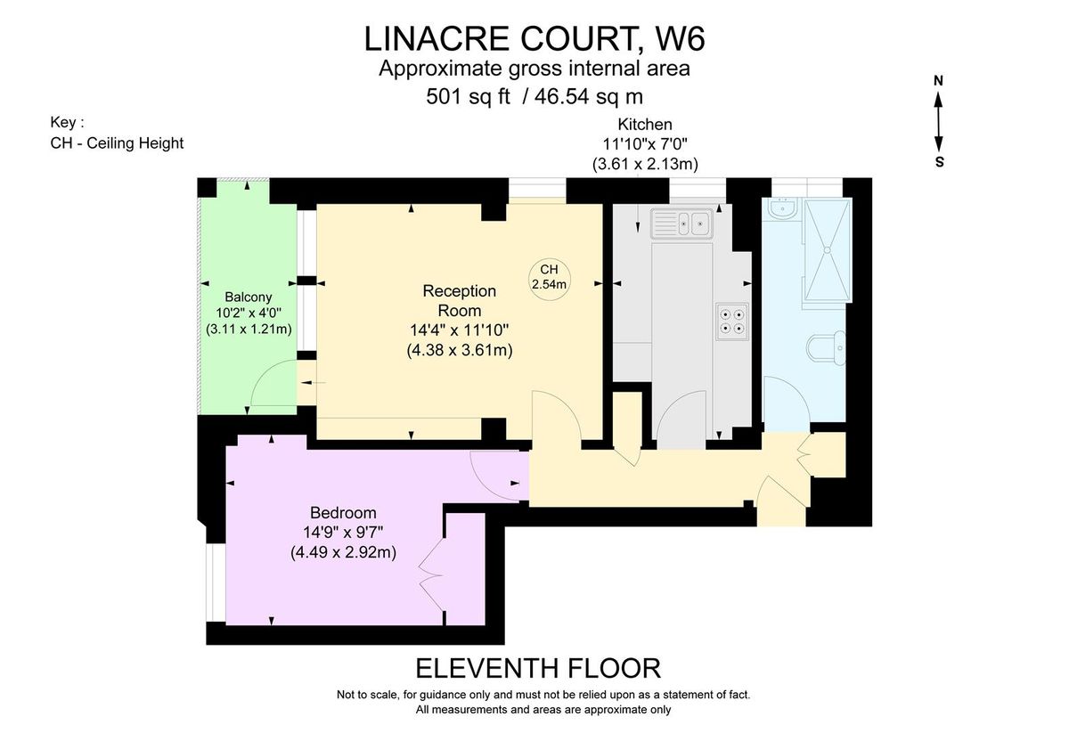 Квартира в Лондоне, Великобритания, 47 м² - фото 9