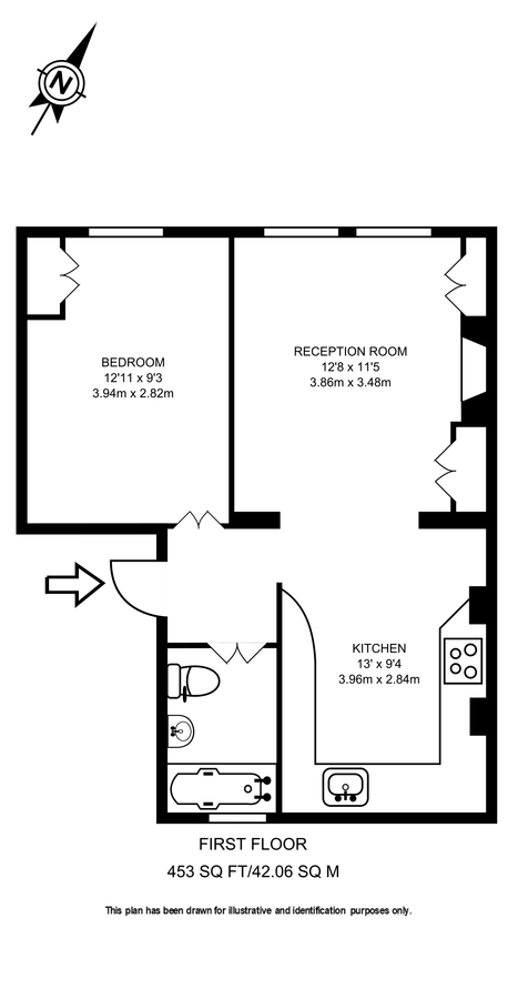 Квартира в Лондоне, Великобритания, 42 м² - фото 10