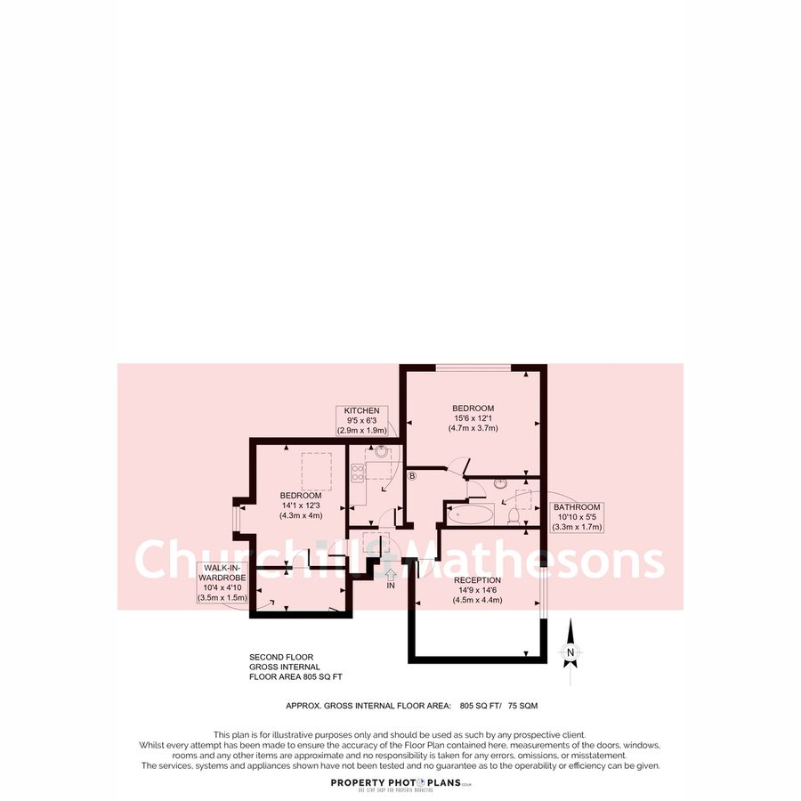 Квартира в Лондоне, Великобритания, 75 м² - фото 11