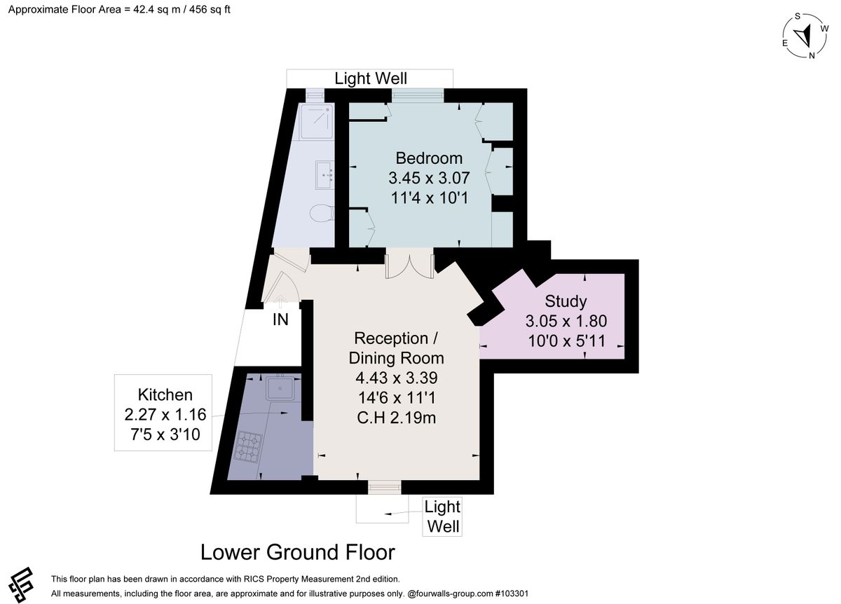 Квартира в Лондоне, Великобритания, 42 м² - фото 11