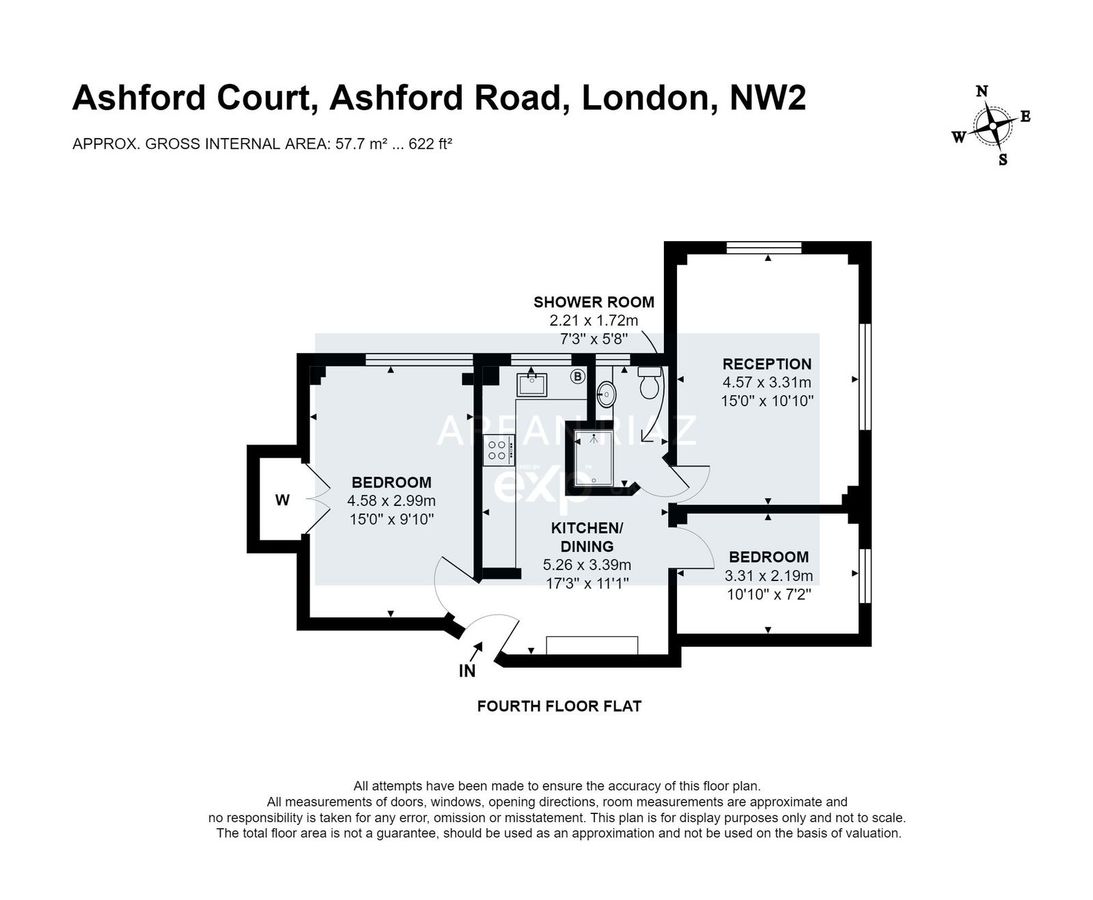 Квартира в Лондоне, Великобритания, 58 м² - фото 12