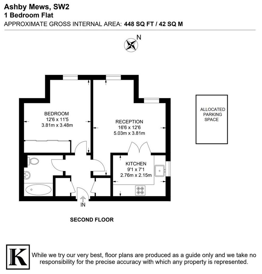 Квартира в Лондоне, Великобритания, 42 м² - фото 13