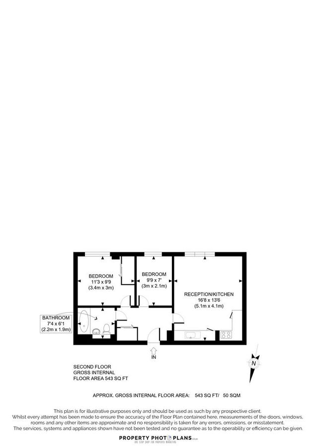 Квартира в Лондоне, Великобритания, 50 м² - фото 13