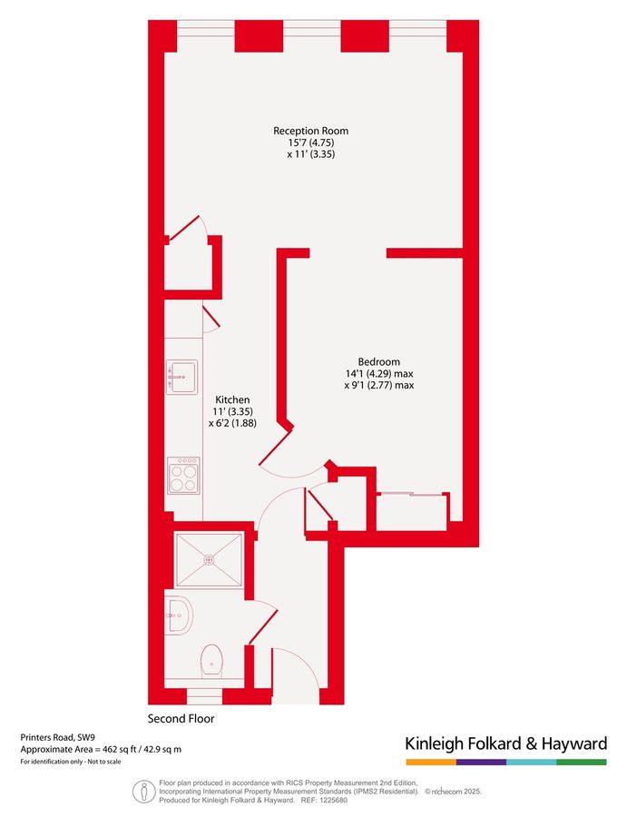 Квартира в Лондоне, Великобритания, 43 м² - фото 14