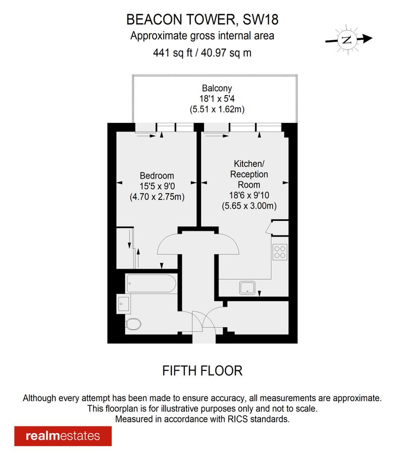 Квартира в Лондоне, Великобритания, 41 м² - фото 15