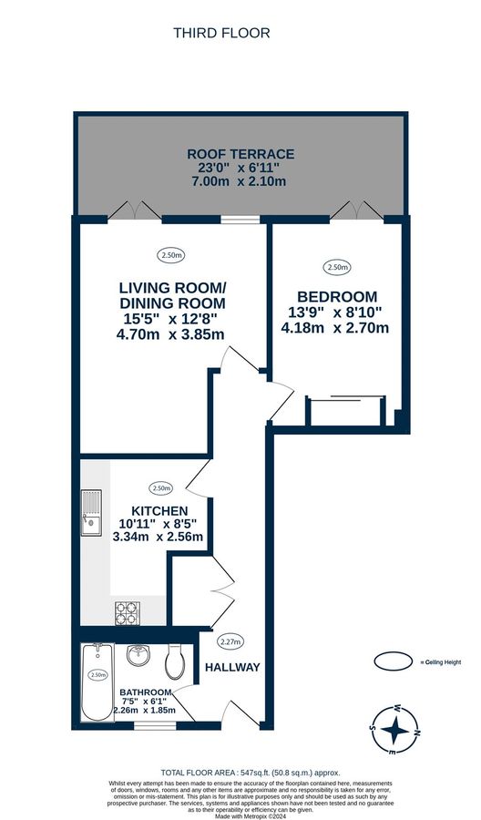 Квартира в Лондоне, Великобритания, 51 м² - фото 15