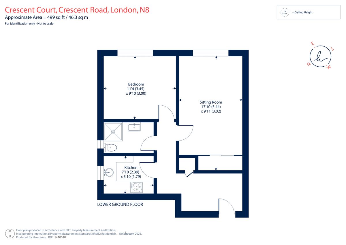 Квартира в Лондоне, Великобритания, 46 м² - фото 17