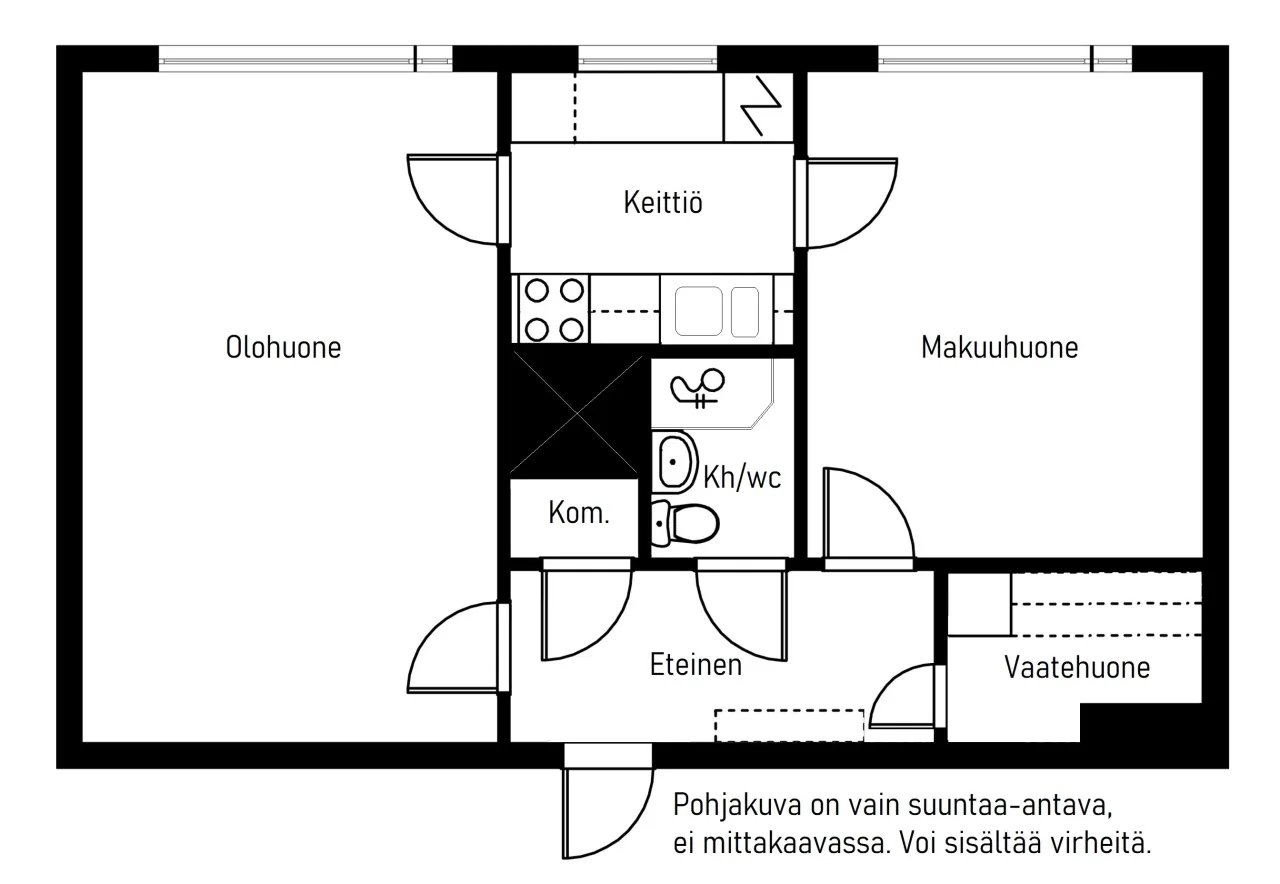 Квартира в Иисалми, Финляндия, 52 м² - фото 3