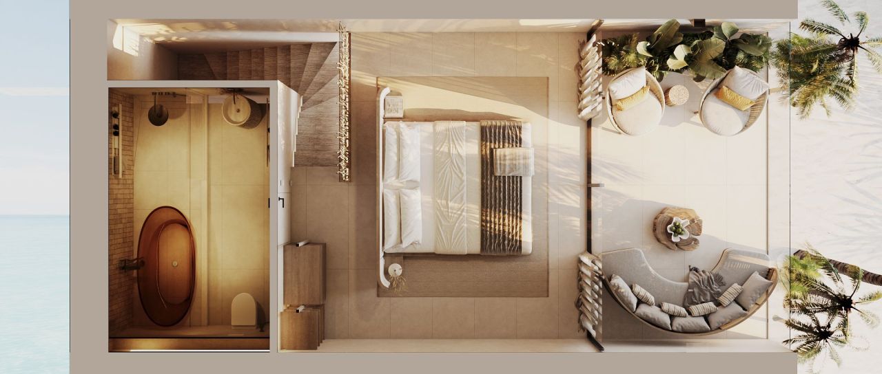 Инвестиционный проект Тулусду, Мальдивы, 92 м² - фото 2