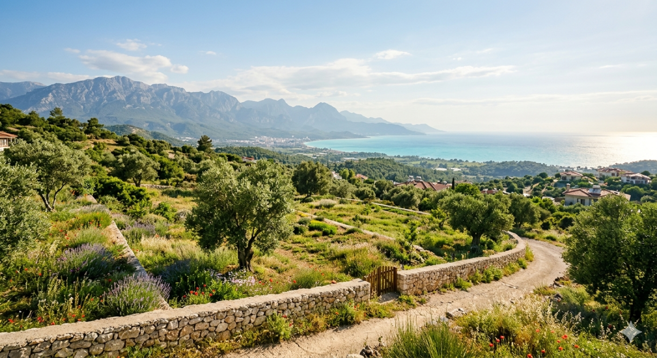 Земля в Анталии, Турция, 100 сот. - фото 1