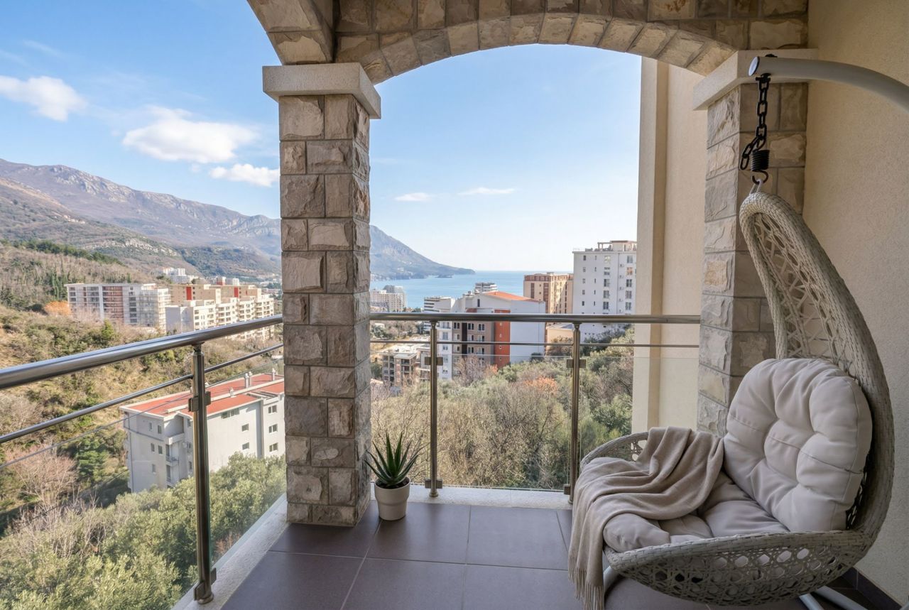 Квартира в Бечичи, Черногория, 65 м² - фото 1