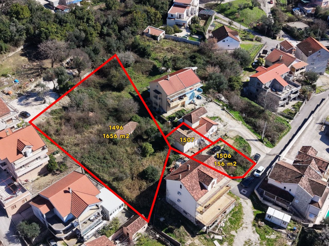 Земля в Тивате, Черногория, 1 872 м² - фото 3