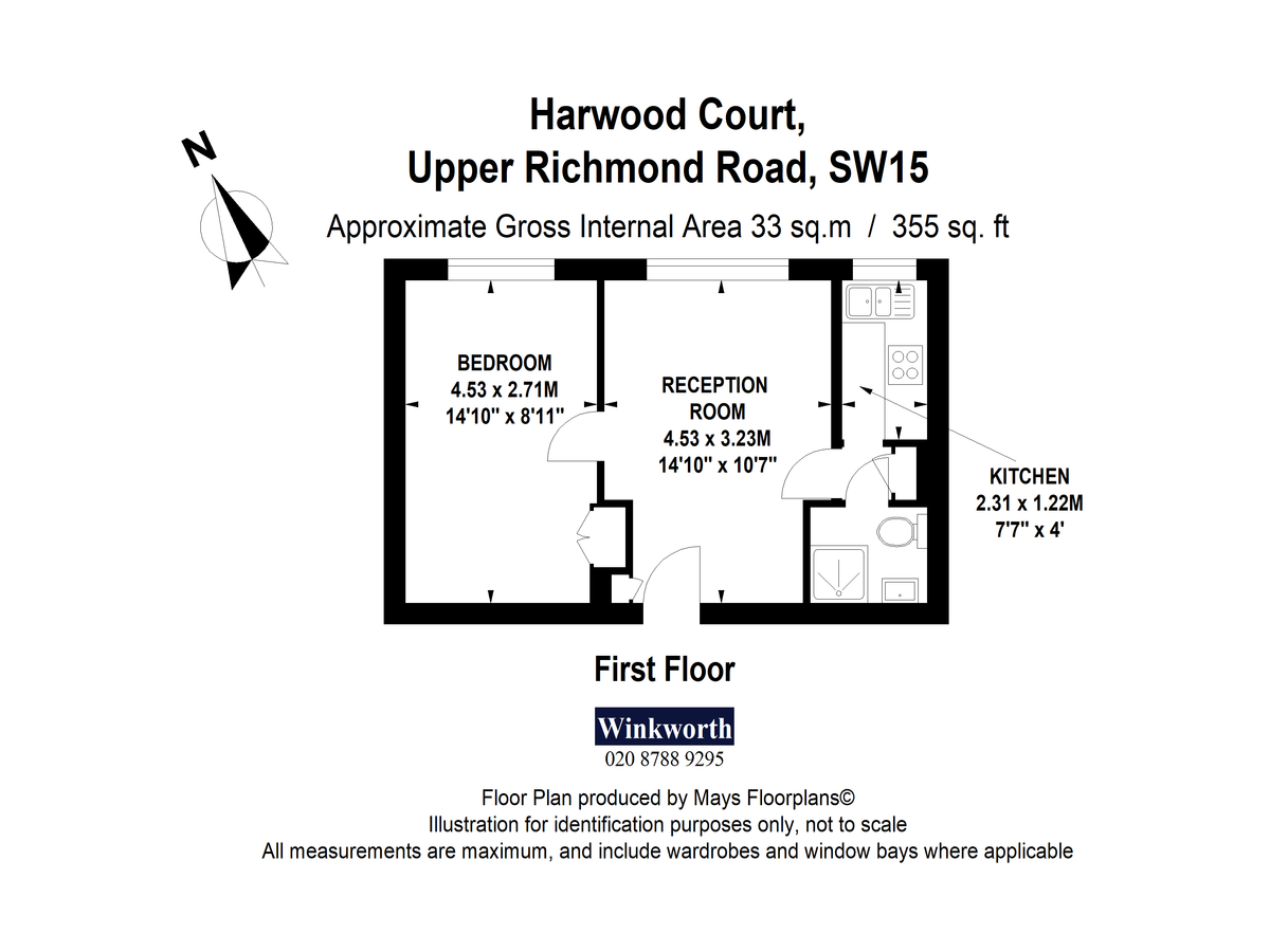 Квартира в Лондоне, Великобритания, 33 м² - фото 5