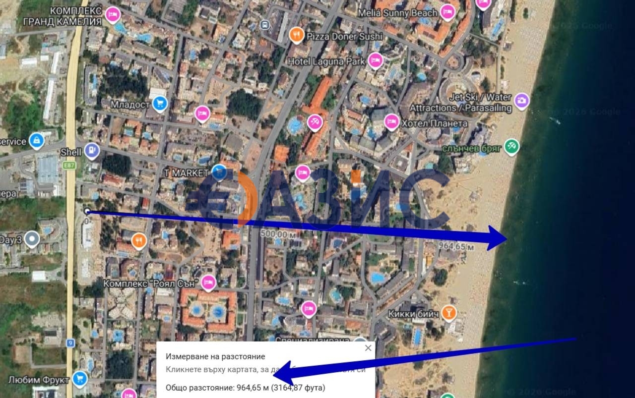 Апартаменты на Солнечном берегу, Болгария, 134.6 м² - фото 14