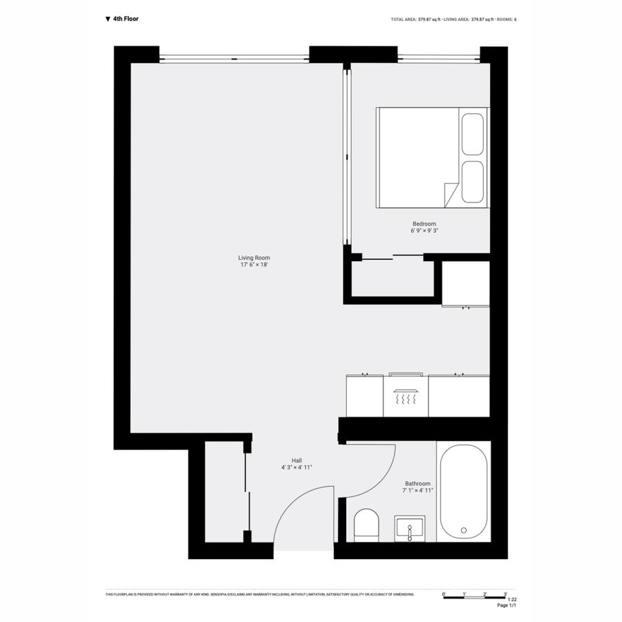 Квартира в Лондоне, Великобритания, 28 м² - фото 6