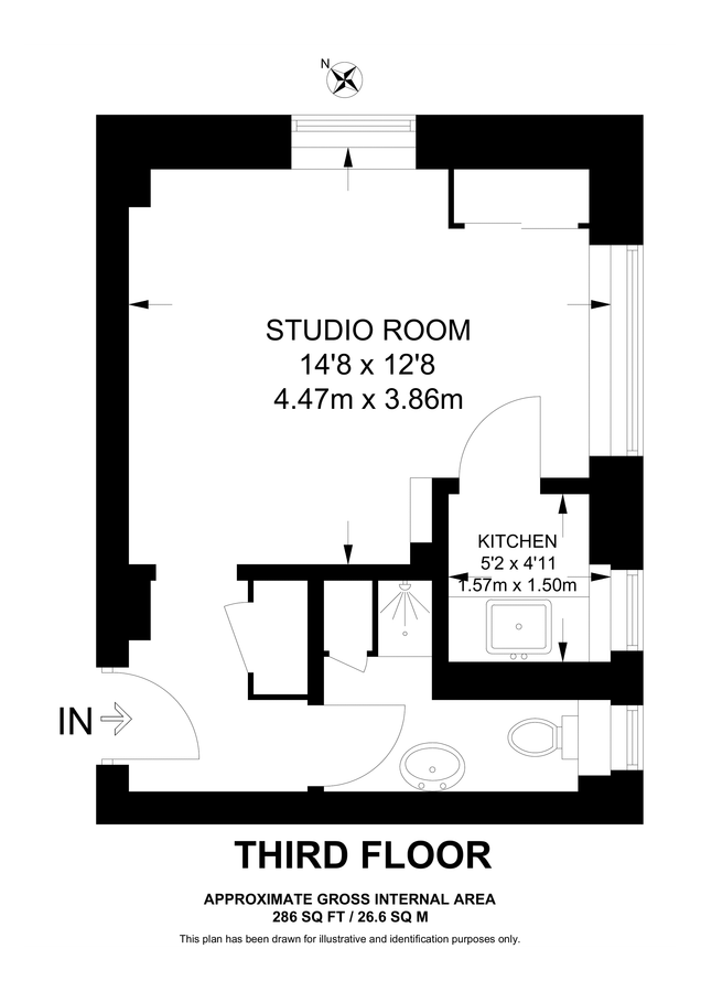 Квартира в Лондоне, Великобритания, 27 м² - фото 6