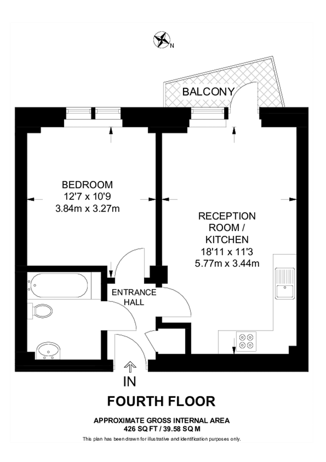 Квартира в Лондоне, Великобритания, 40 м² - фото 7