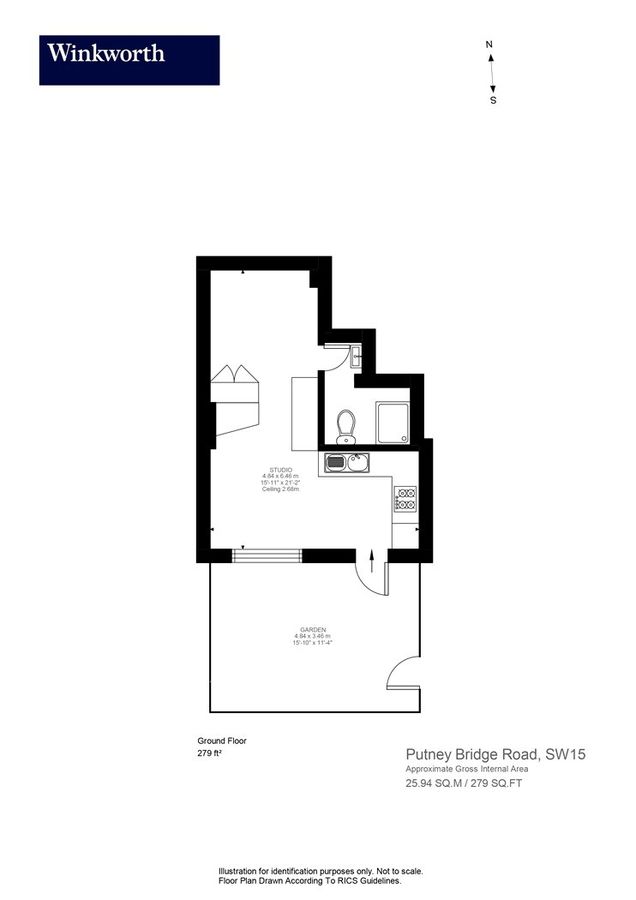 Квартира в Лондоне, Великобритания, 26 м² - фото 7