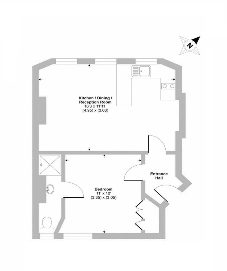 Квартира в Лондоне, Великобритания, 39 м² - фото 8