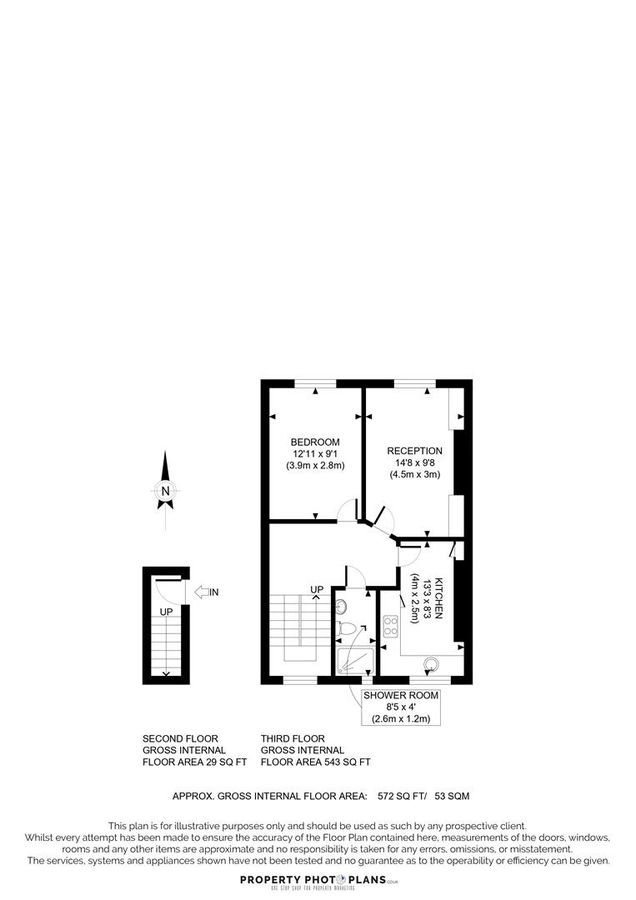 Квартира в Лондоне, Великобритания, 7 м² - фото 9