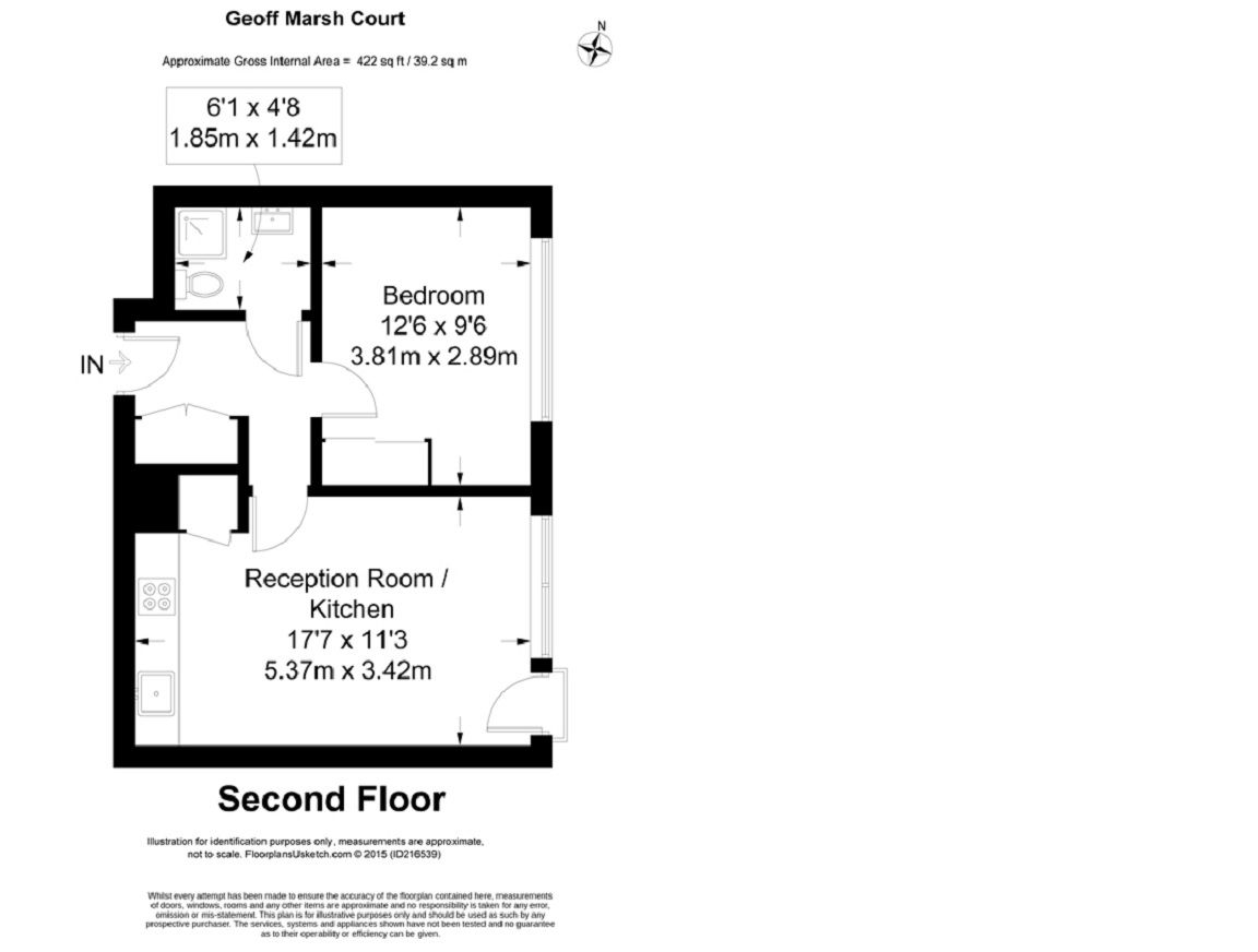 Квартира в Лондоне, Великобритания, 39 м² - фото 9