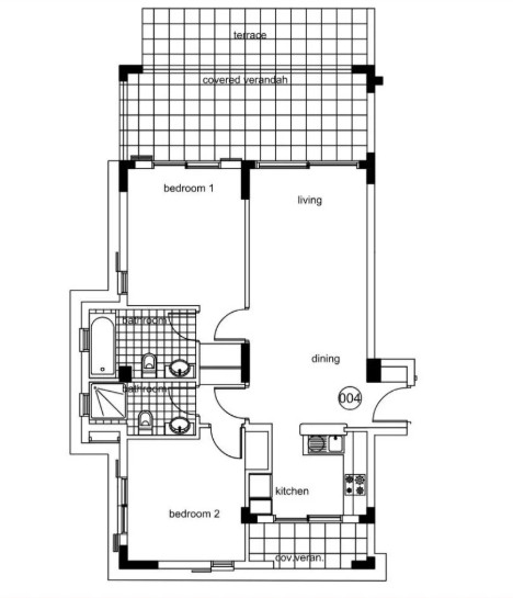 Апартаменты в Пафосе, Кипр, 92 м² - фото 2