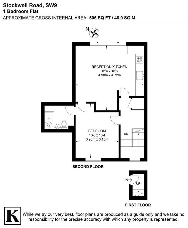 Квартира в Лондоне, Великобритания, 47 м² - фото 10