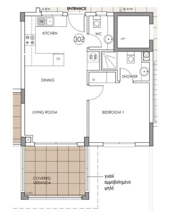 Апартаменты в Пафосе, Кипр, 62 м² - фото 4