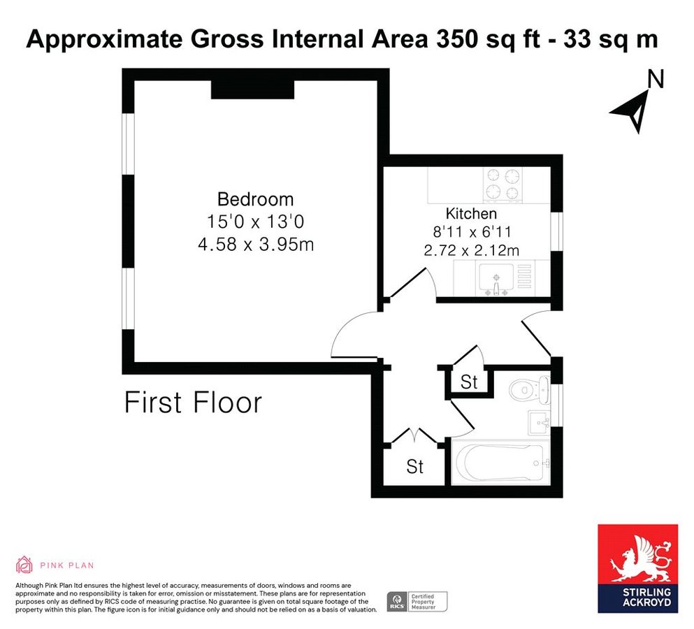 Квартира в Лондоне, Великобритания, 33 м² - фото 11