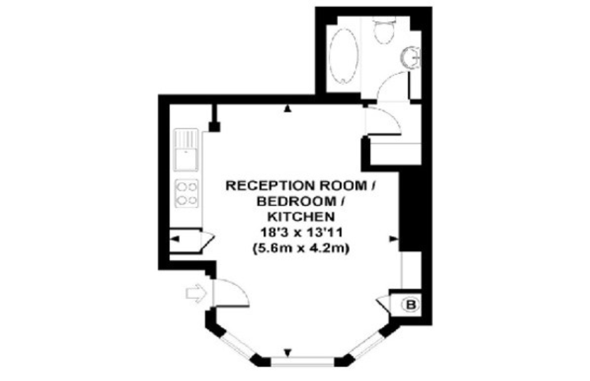 Квартира в Лондоне, Великобритания, 24 м² - фото 11