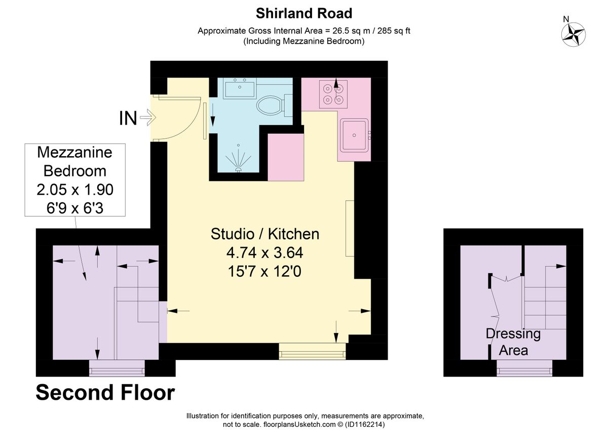 Квартира в Лондоне, Великобритания, 27 м² - фото 11