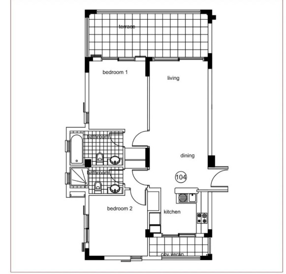 Апартаменты в Пафосе, Кипр, 92 м² - фото 16