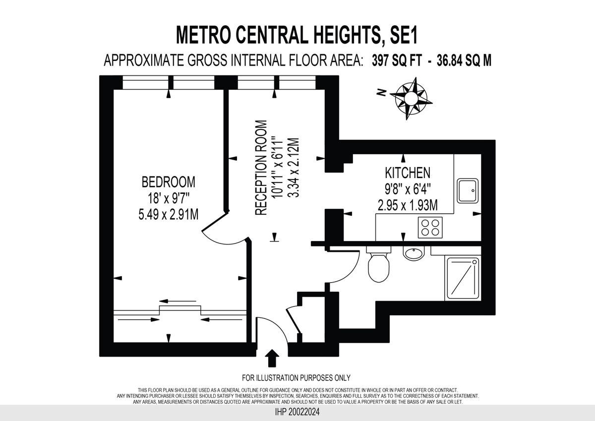 Квартира в Лондоне, Великобритания, 37 м² - фото 12