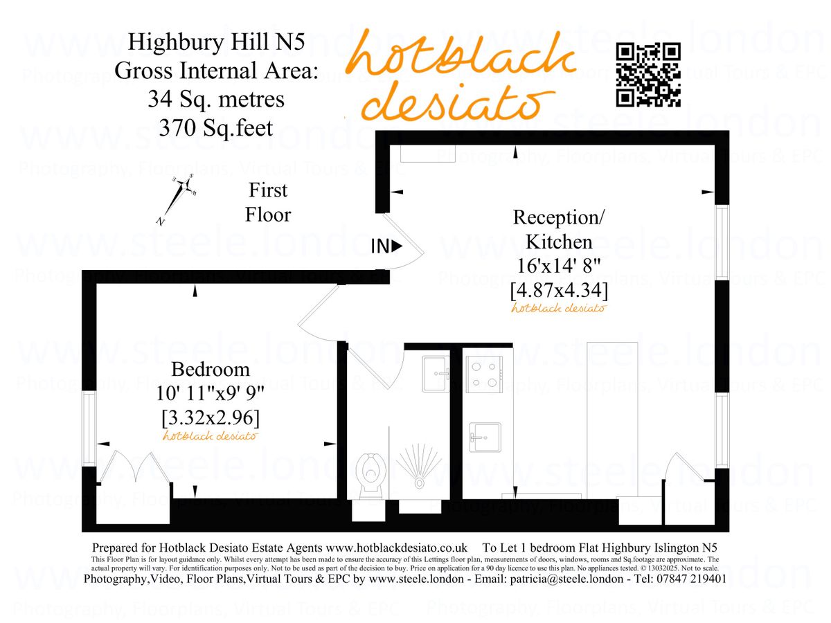 Квартира в Лондоне, Великобритания, 34 м² - фото 13