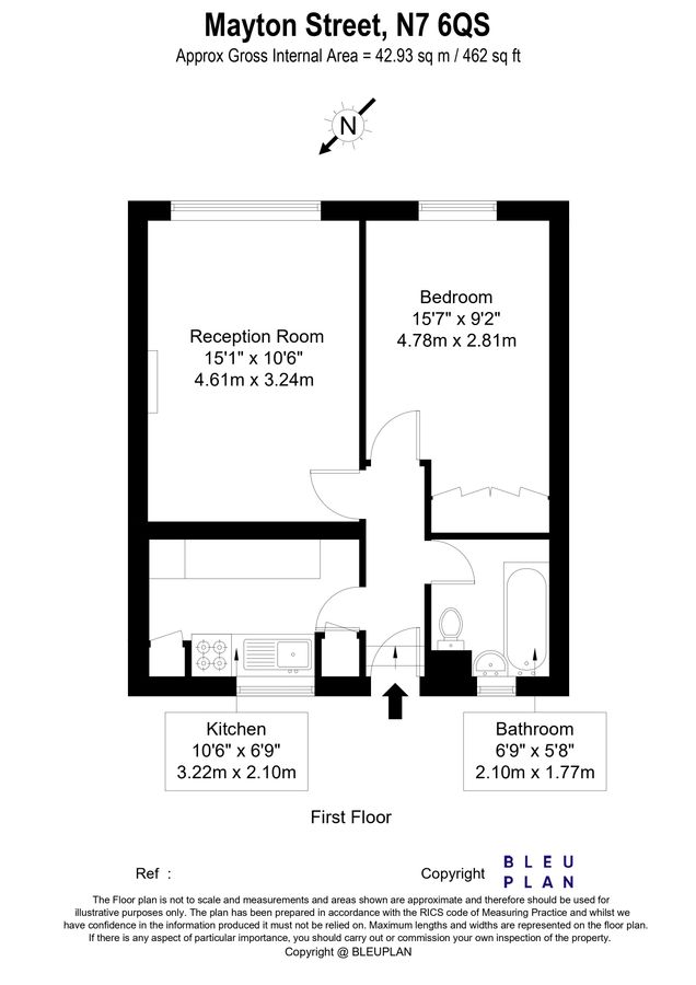 Квартира в Лондоне, Великобритания, 43 м² - фото 13