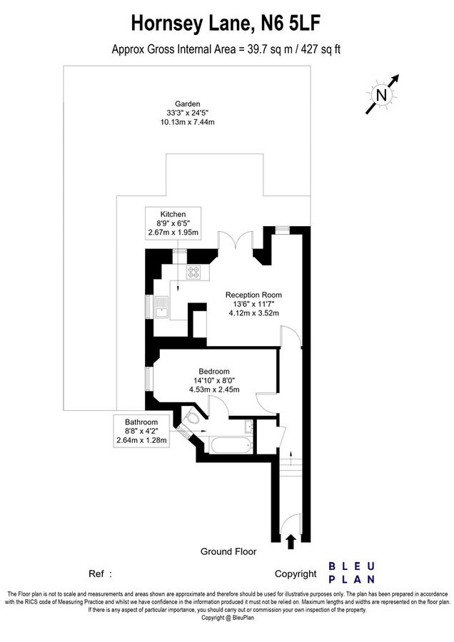 Квартира в Лондоне, Великобритания, 40 м² - фото 13